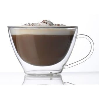 Luigi Bormioli Duo Latte/Cappuccino Glasses, Set of 4, $10 1