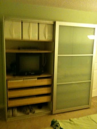 Wardrobe w/ Glass Doors and Tons of Storage! - $550 2