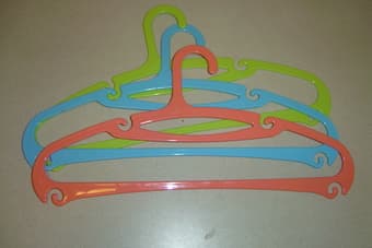 hangers 10 for $1, 10 for $2 and 5 for $2 2