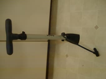 Bike Seat Schwinn Black - $10 and Bike air pump - $10 2