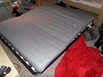 the NEWEST rarely used IKEA futon (sofa bed) you will ever find!! 3