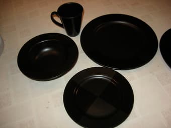 DISHES! Large/small plate + bowl + mug set, ~30 pc set 1