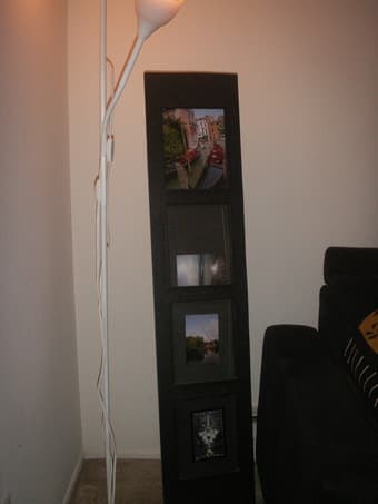 Black standing photo frame for $15 1