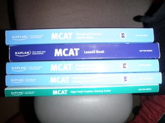 MCAT Books (Princeton and Kaplan complete sets + Exam Kracker) -$100 3