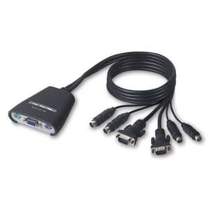 Belkin 2-Port KVM Switch with Built-In Cable 1