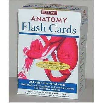 Barron's Anatomy Flash Cards $10 1