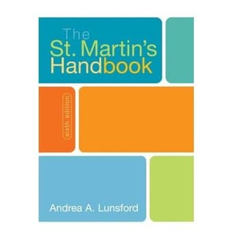 St. Martin's Handbook, 6th edition $25 1