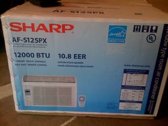 SHARP AF-S125PX Air Conditioner for $200 1