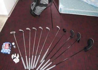$80 Golf Club Set+Stand Bag+ Wilson glove+50 balls 1