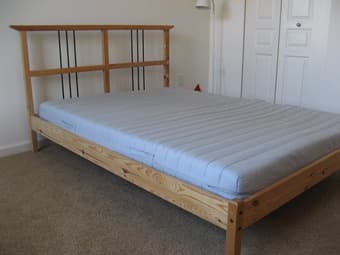 GREAT DEAL for used IKEA bed with comfortable mattress! 2