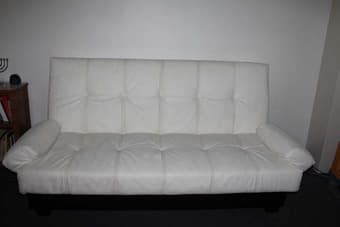 white leather like futton. For Sale $ 240 1