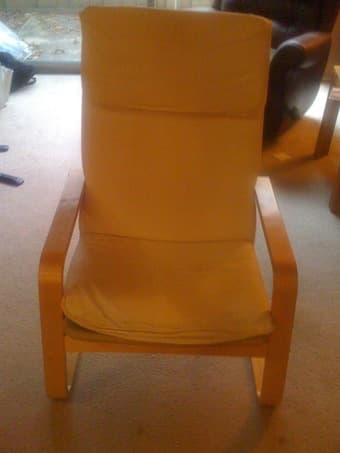 Priced to sell: Mattress, Side Table, and Comfy Chair 1