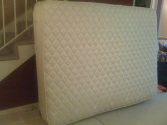 Priced to sell: Mattress, Side Table, and Comfy Chair 2