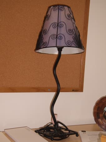 Purple Desk Lamp and Black & Decker Toaster - $5 apiece 1