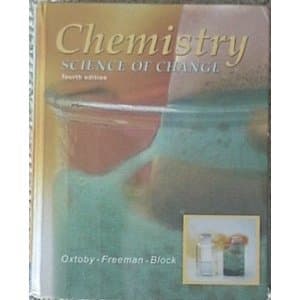 CHEM 31X Textbook:  Chemistry:Science of Change- $65 1