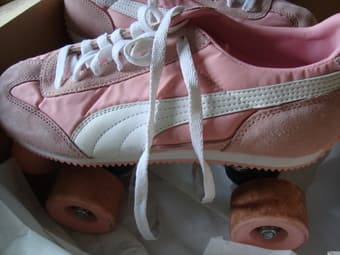 Pink Puma Rollerskates 3