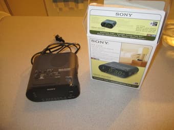 Nice Iron and Iron Board and Digital alarm clock only $10 1