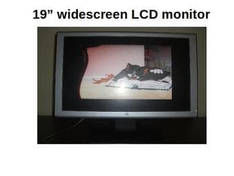 19" monitor $75 or OBO 1