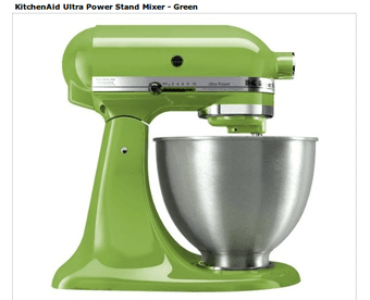 KitchenAid Ultra Power Stand Mixer - Green 1