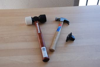 Craftsman rubber mallet (16oz) and 7oz Hammer - $5 1