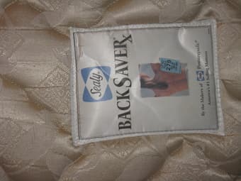 backsaver mattress and spring base ($100) 2