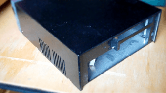 Mini-ITX case SUPER COMPACT 1x3.5" HDD and full-size PCI. $30 2
