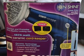 hair dryer with cord-keeper - $15 1