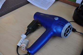 hair dryer with cord-keeper - $15 2