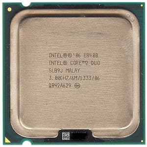 intel 3GHz wolfdale E8400 CPU $99 1