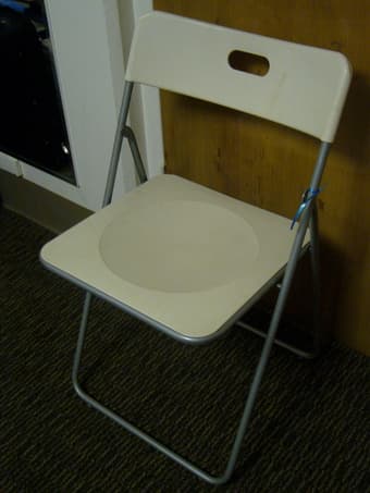 Selling: IKEA Couch, coffee table, chairs, and wooden stand! 3