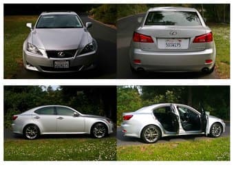 2006 Silver Lexus IS350 Sedan with Luxury Package $21999 2