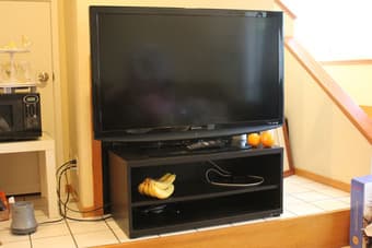 Sharp 47” LCD HDTV (120Hz) - $400 (perfect condition+free TV cabinet) 1