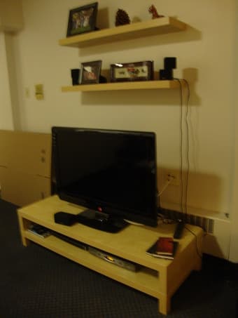 TV Stand and Wall Shelves For Sale!! 2