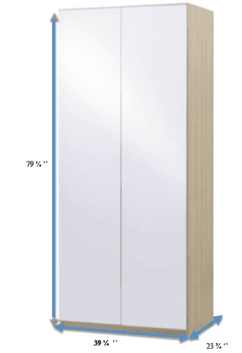 Modern and chic like-new IKEA Closet 39 1/4 x 23 3/4 x 79 1/4 1