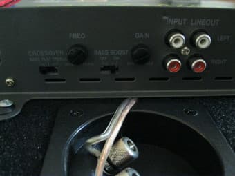 Subwoofers (2x10"), Box, and Amp - $70 obo 3