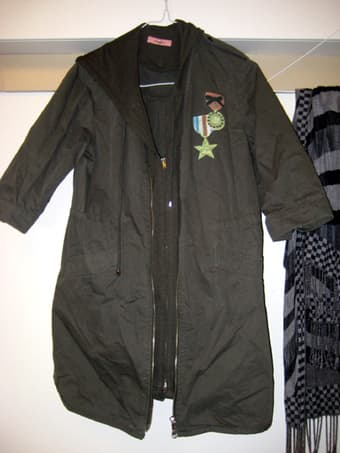 Cute military green jacket for sale 1