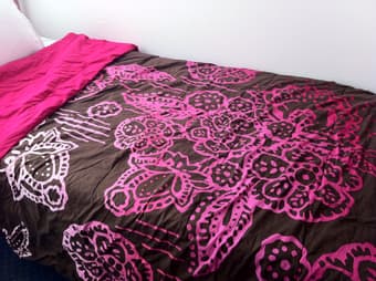Gorgeous Reversible Lightweight Cotton Blanket/Duvet/Bedspread $10 OBO 1