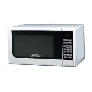 Sunbeam 0.7 Cubic Foot White Digital Microwave Oven - Only $20 1
