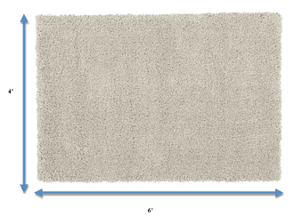 Beautiful Crate & Barrel Carpet 4’x6’ 1