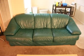 Synthetic Leather Sofa 1