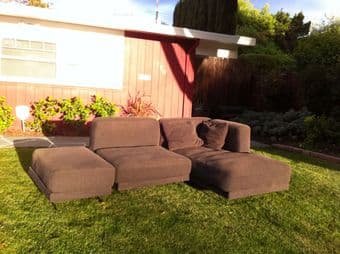 Couch set, lamps, night table, table and chairs 1