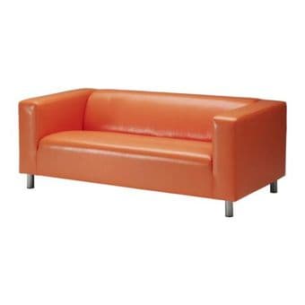 Klippan loveseat (orange sofa) $200 2