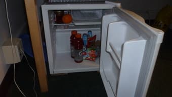 Office chair ($15) and fridge ($20) for sale! 2