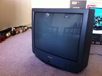 Panasonic 27inch TV with universal remote; $25 OBO 1