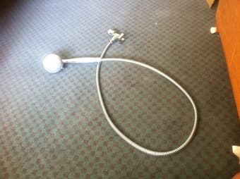 $7 Earth-Friendly Shower Head with Hose, used for only 5 months $7 1