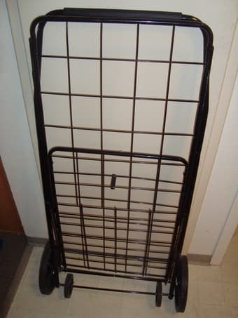4-Wheel Folding Shopping Cart for 25 bucks 1