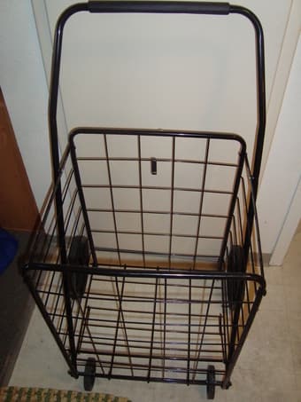 4-Wheel Folding Shopping Cart for 25 bucks 2