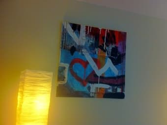 Painting/picture 35 5/8" x 35 5/8" - $25 2