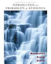 wanted: Stats 60 (Mendenhall) "Intro to Prob + Stats" 13th ed. 1