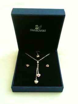 Swarovski Necklace and Earring Set 1